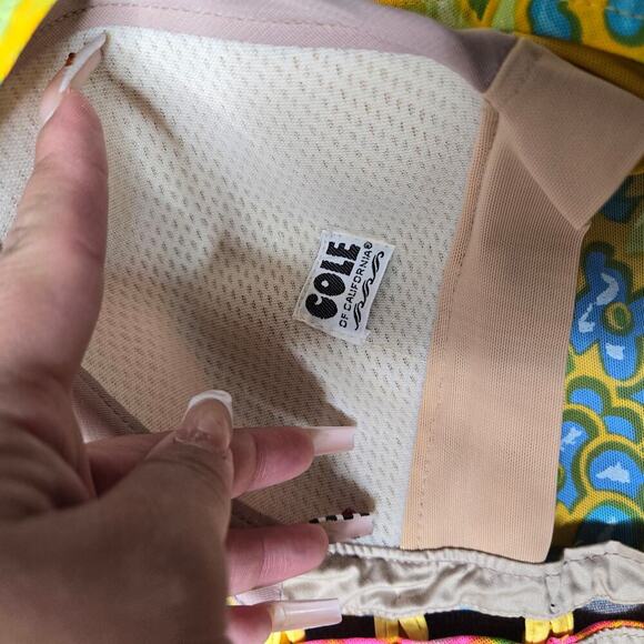 Cole of California Vintage One Piece Floral Swimsuit Size: M - Picture 10 of 13